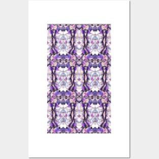 Pastel Butterfly Pattern Posters and Art